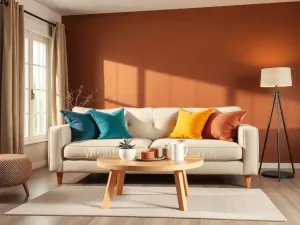 Jaki kolor pasuje do bordowej ściany? Oto najlepsze połączenia!