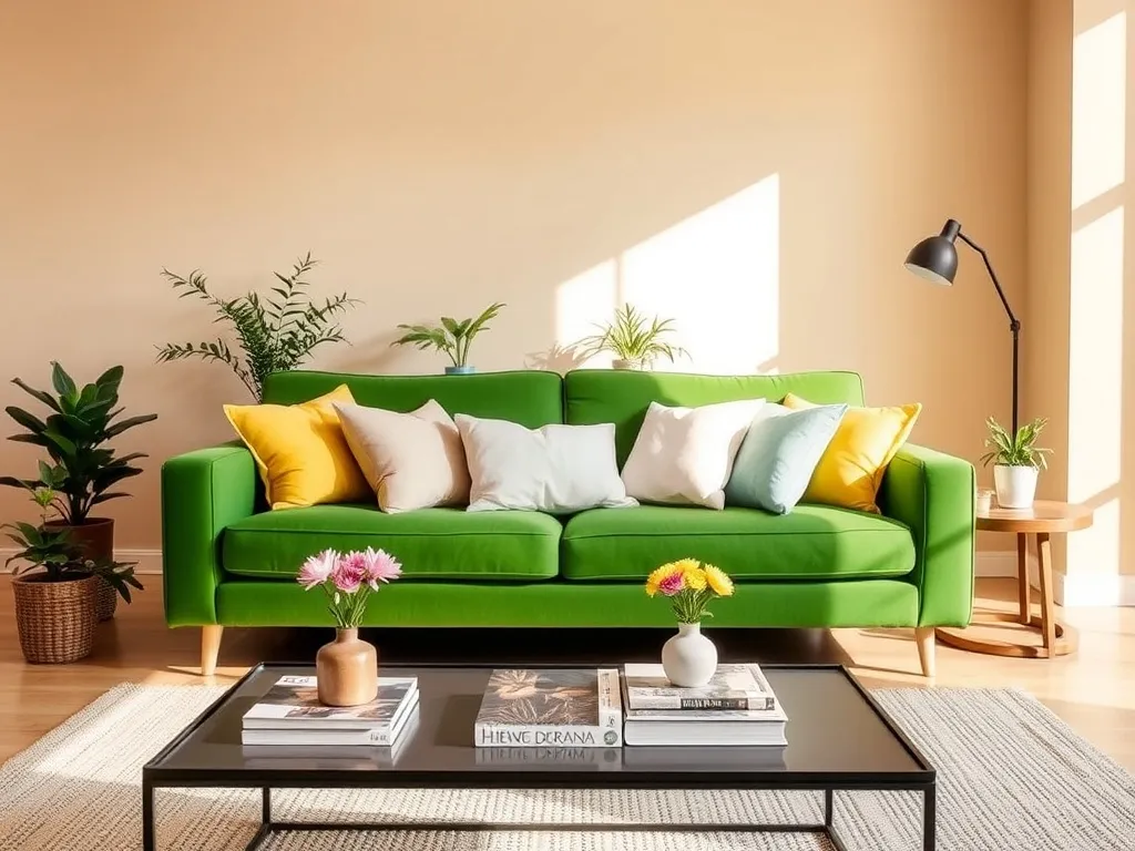 Jaki kolor ścian do zielonej kanapy? Sprawdź nasze inspiracje!