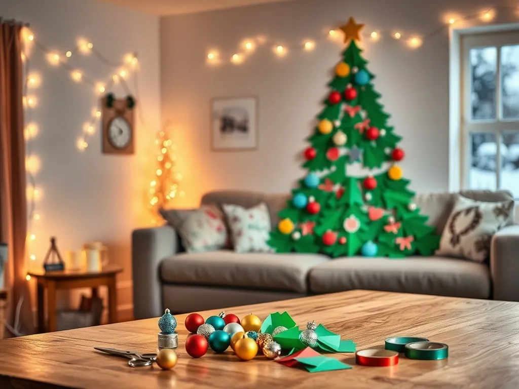 Jak zrobić choinkę na ścianie? Przewodnik krok po kroku